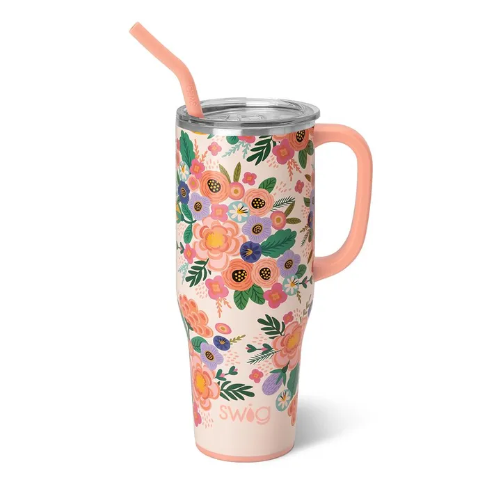 Necklaces SWIG LIFE FULL BLOOM 40oz MEGA MUG WITH HANDLE SWIGLIFE