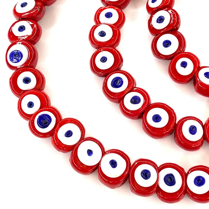 Necklaces Traditional Turkish Artisan Handmade Glass Evil Eye Beads Large Hole Evil Eye Glass Beads 5 Beads per pack Peppy Beads Necklaces Traditional Turkish Artisan Handmade Glass Evil Eye Beads Large Hole Evil Eye Glass Beads 5 Beads per pack Peppy Beads