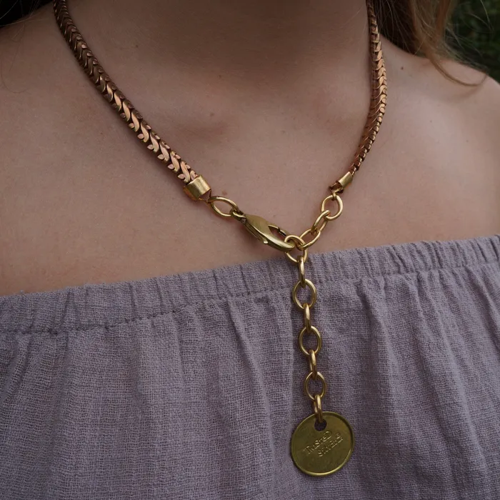 Necklaces Twisted Silver SERPENT Necklace