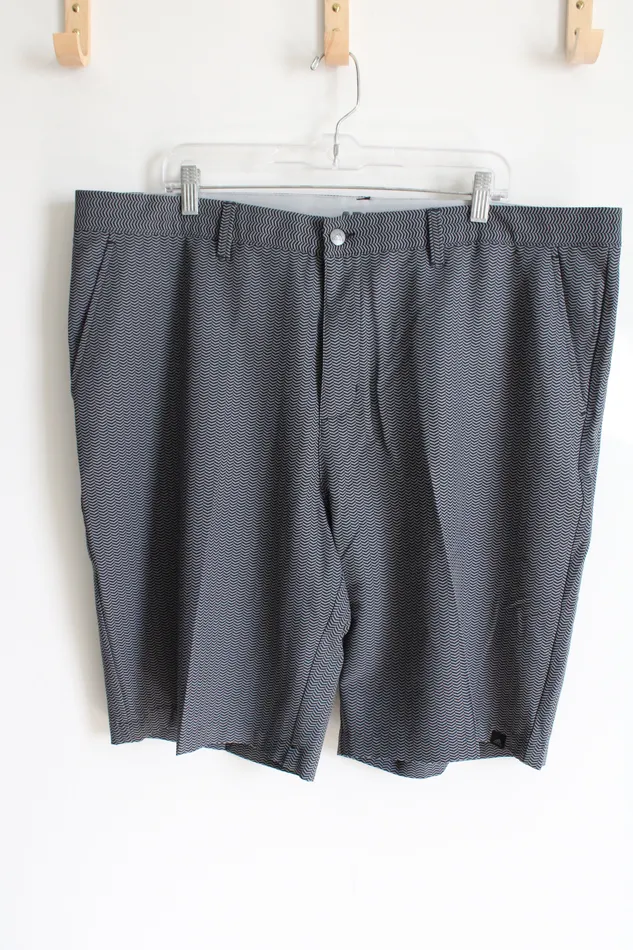 NEW Adidas Gray Chevron Lightweight Shorts 42 Adidas Earrings