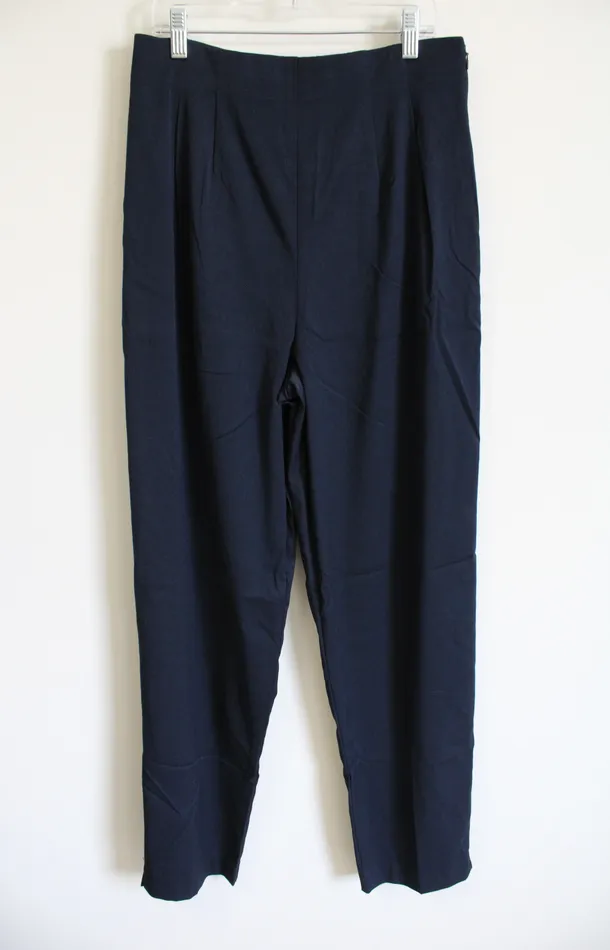 NEW Briggs New York Dark Navy Blue Trouser 10 Tall Briggs New York Rings