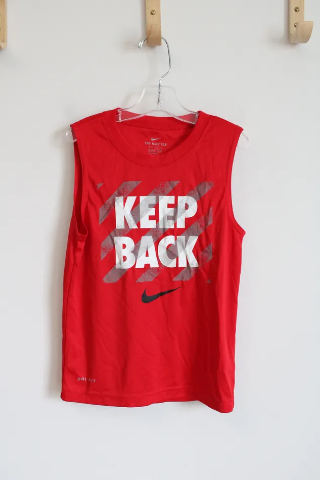 Nike Earrings Nike Keep Back Red Muscle Tank Youth 67