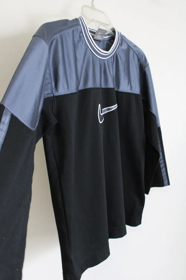 Nike Rings Nike Black Gray 34 Sleeve Shirt Youth S 8