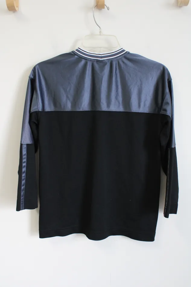 Nike Rings Nike Black Gray 34 Sleeve Shirt Youth S 8