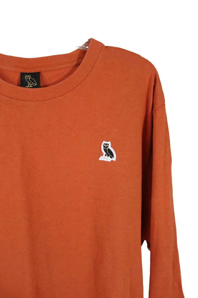 Octobers Very Own Orange Long Sleeved Tee XXL Octobers Very Own Earrings