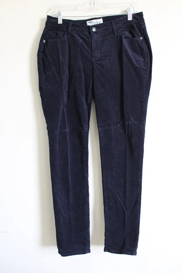 Old Navy Boyfriend Dark Blue Corduroy Pant 4 Tall Old Navy Rings