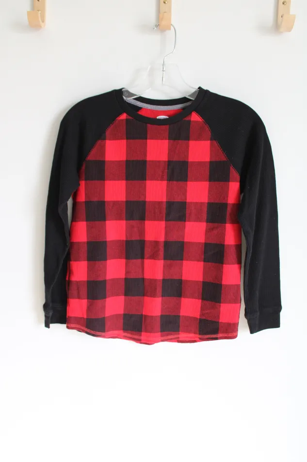 Old Navy Earrings Old Navy Red Buffalo Plaid Long Sleeved Shirt 1012