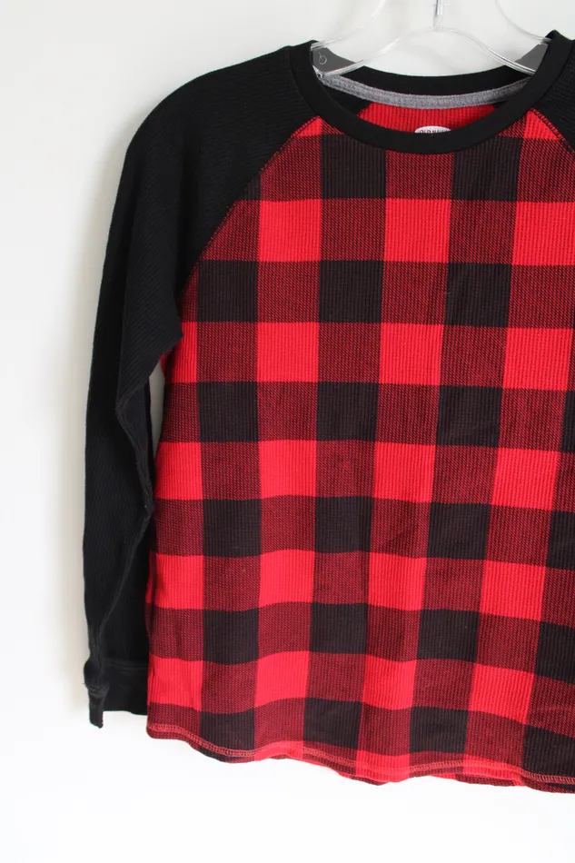 Old Navy Earrings Old Navy Red Buffalo Plaid Long Sleeved Shirt 1012