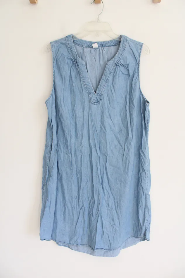 Old Navy Necklaces Old Navy Light Chambray Sleeveless Dress XL