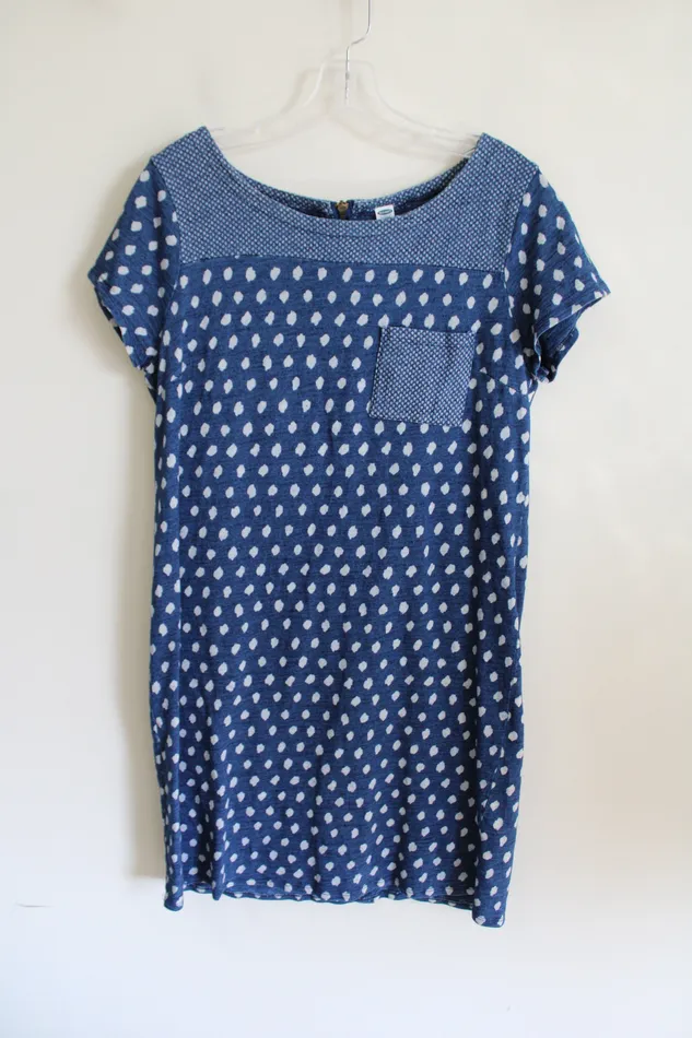Old Navy Rings Old Navy Blue Dotted Pocket Dress M