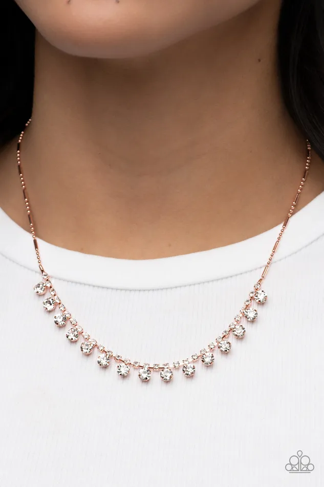 Paparazzi Accessories Cue the Mic Drop Copper Earrings
