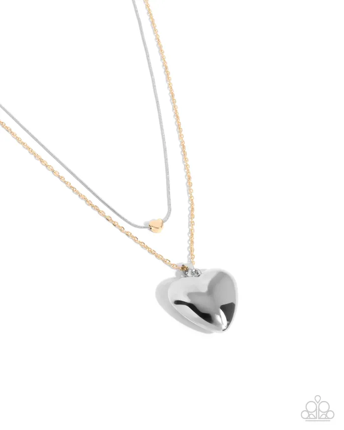 Paparazzi Accessories Earrings Halting Hearts Multi