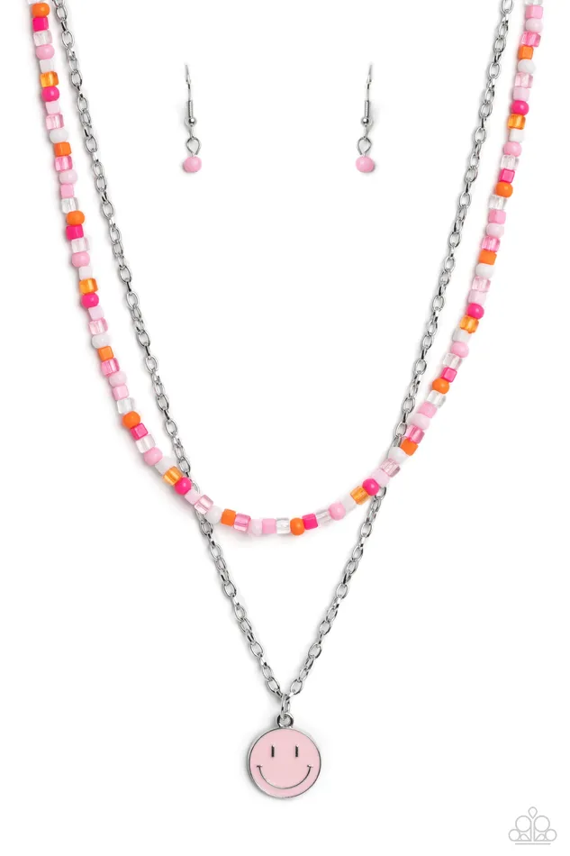 Paparazzi Accessories Earrings High School Reunion Pink