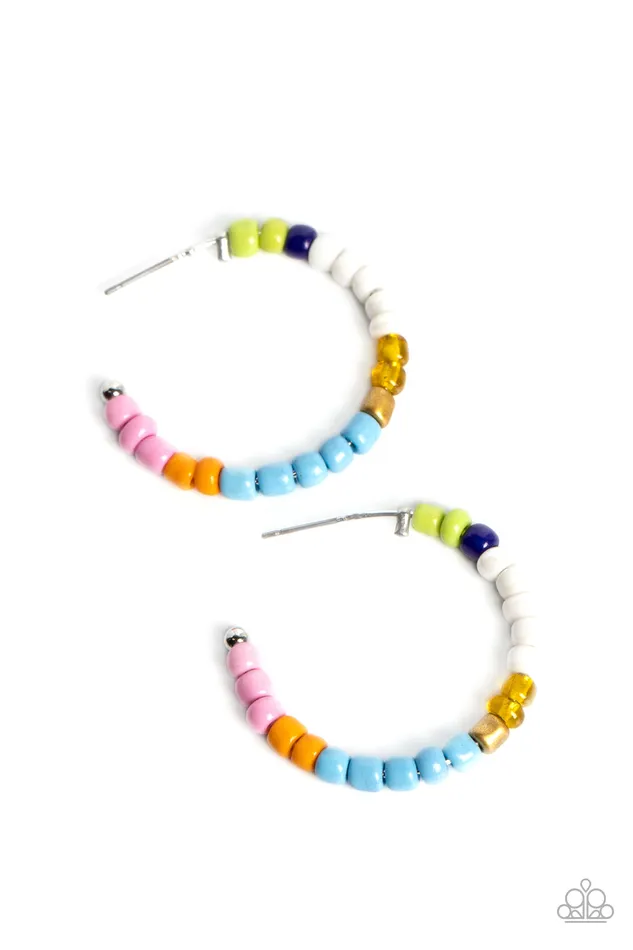 Paparazzi Accessories Earrings Multicolored Mambo Multi