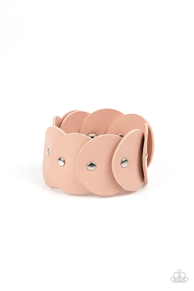 Paparazzi Accessories Earrings Rhapsodic Roundup Pink