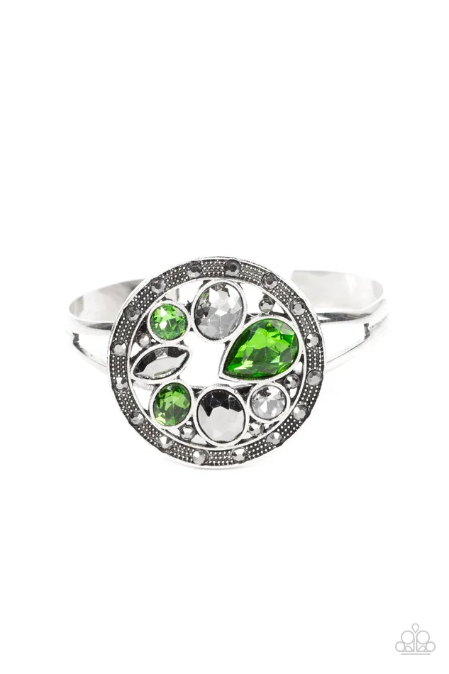 Paparazzi Accessories Earrings Time to Twinkle Green