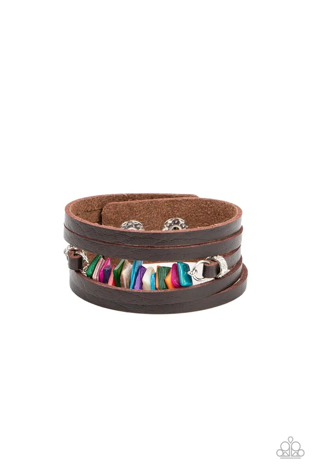 Paparazzi Accessories Earrings Tropical Trek Multi