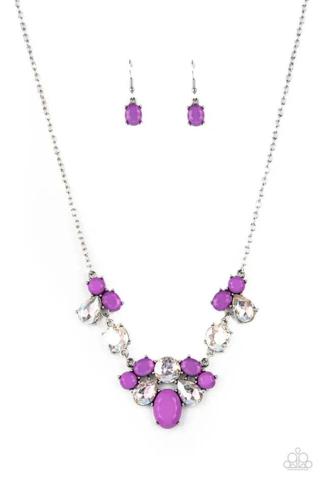 Paparazzi Accessories Ethereal Romance Purple Earrings
