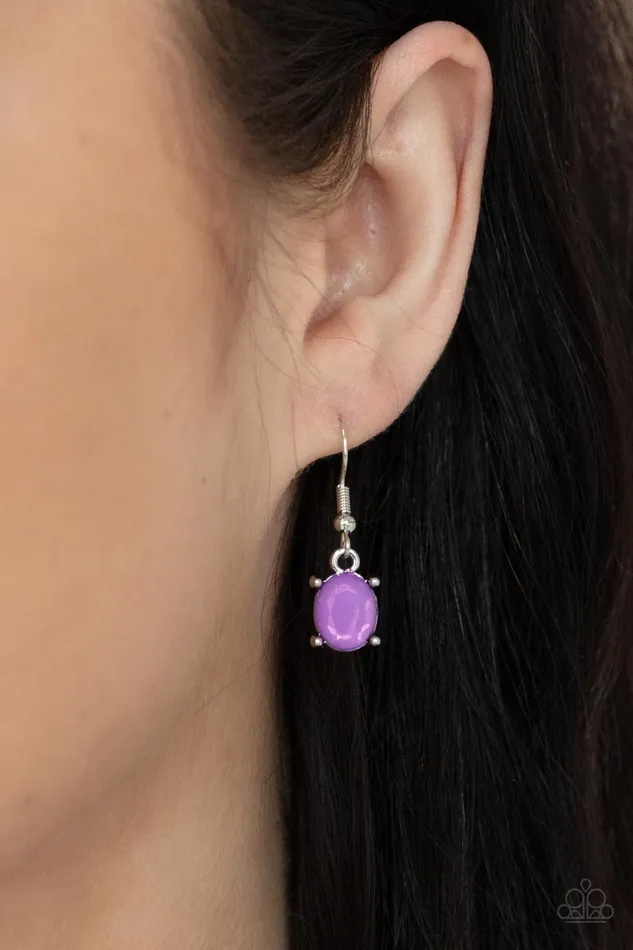 Paparazzi Accessories Ethereal Romance Purple Earrings
