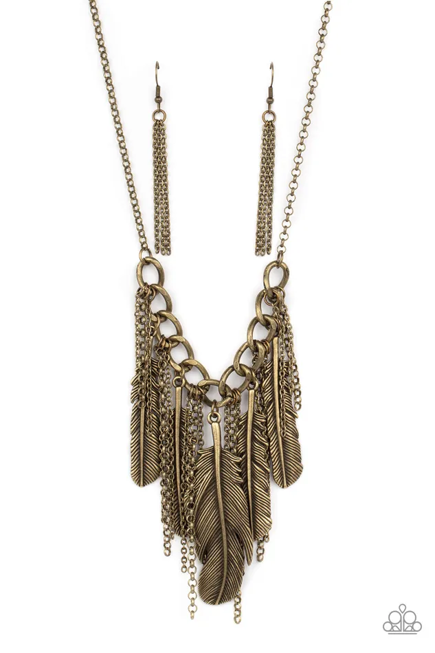 Paparazzi Accessories Necklaces NEST Friends Forever Brass