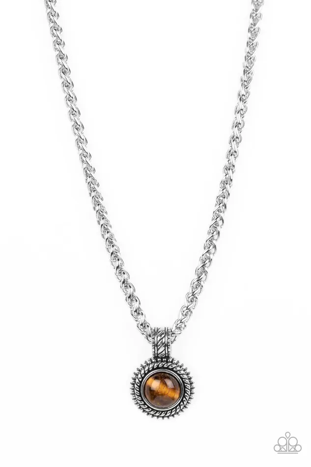 Paparazzi Accessories Necklaces Pendant Dreams Brown