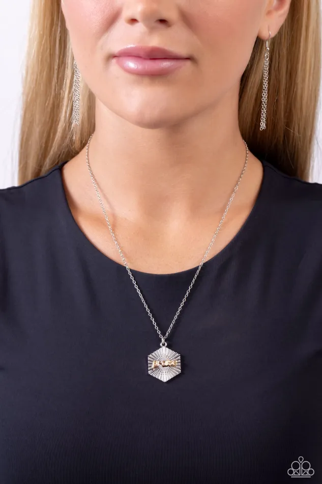 Paparazzi Accessories Necklaces Turn of PRAISE Silver