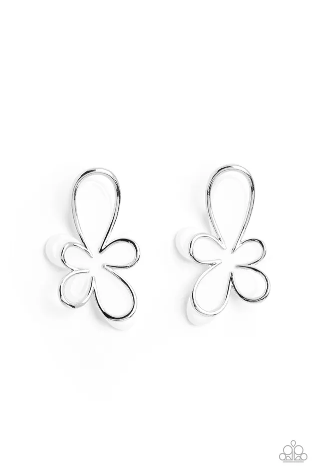 Paparazzi Accessories Rings Glimmering Gardens White