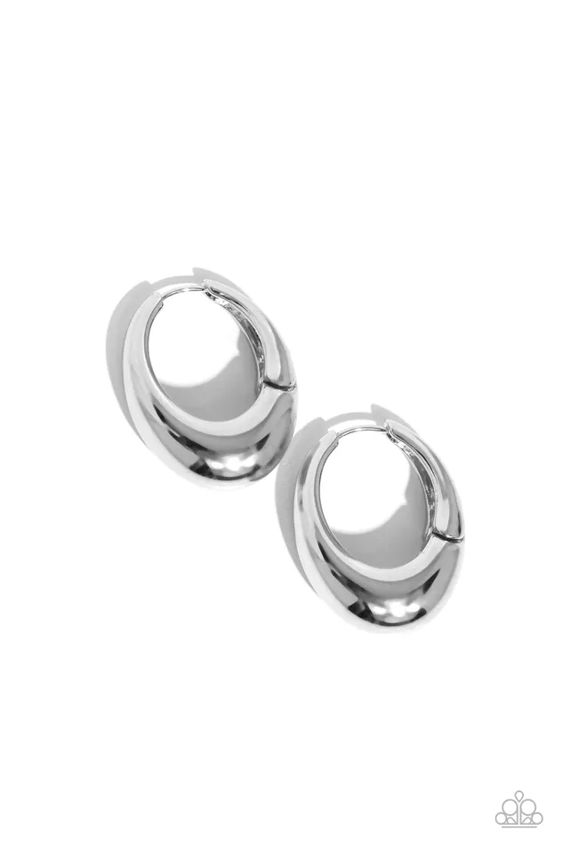 Paparazzi Accessories Rings Oval Official Silver