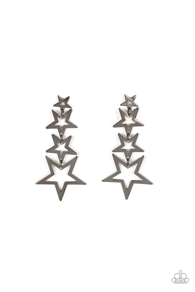 Paparazzi Accessories Rings Superstar Crescendo Black