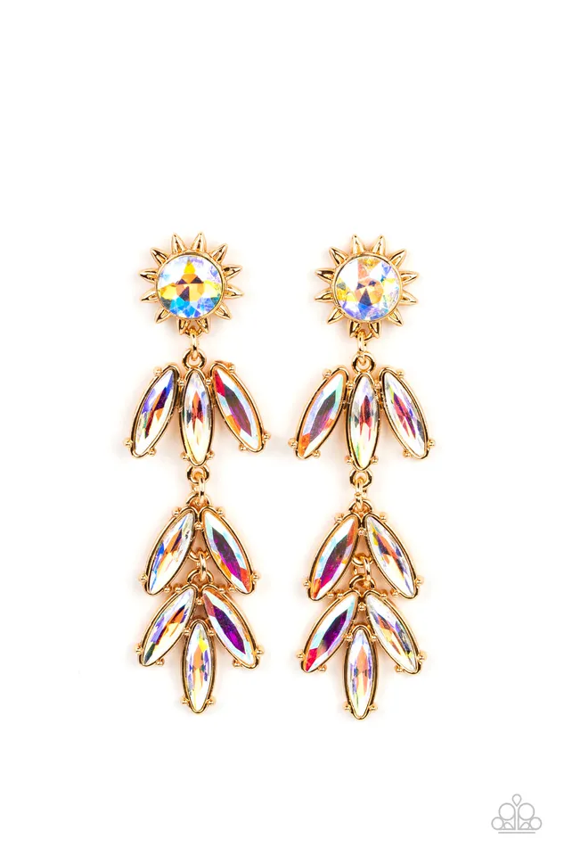 Paparazzi Accessories Space Age Sparkle Gold PreStyled Sets