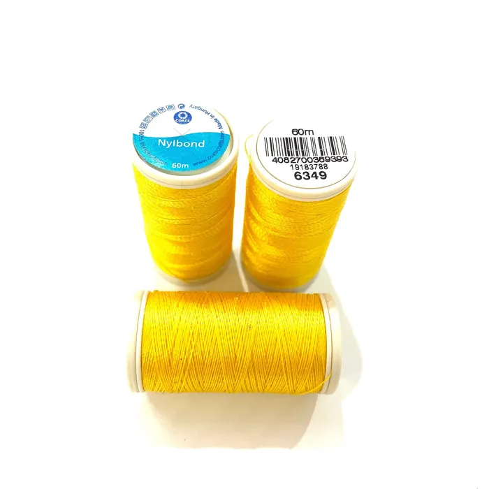 Peppy Beads Coats Nylbond extra strong beading thread 60mt lemon 6349 Earrings Peppy Beads Coats Nylbond extra strong beading thread 60mt lemon 6349 Earrings