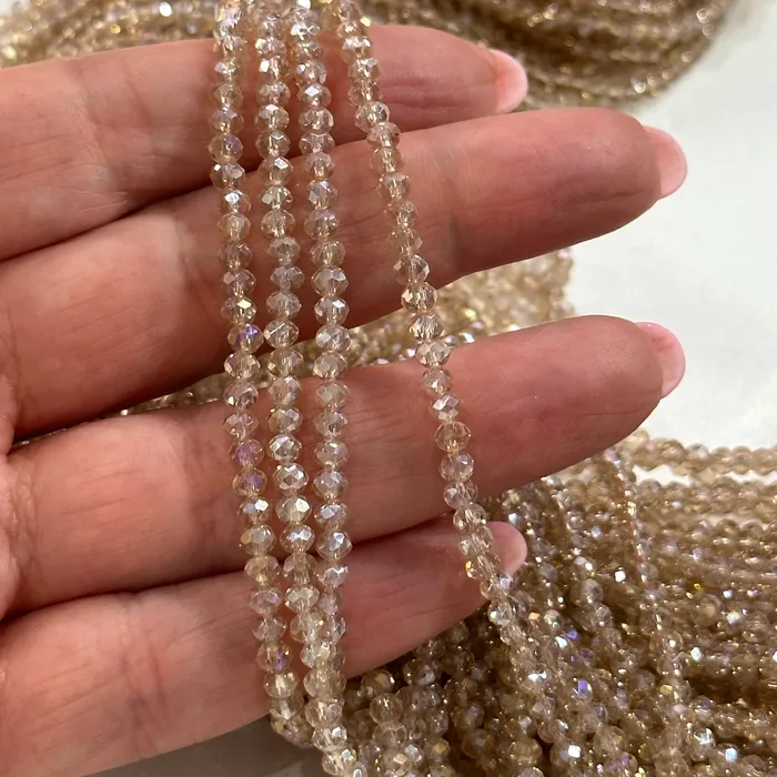 Peppy Beads Crystal faceted rondelle 3mm Beads PBC3C83 Earrings