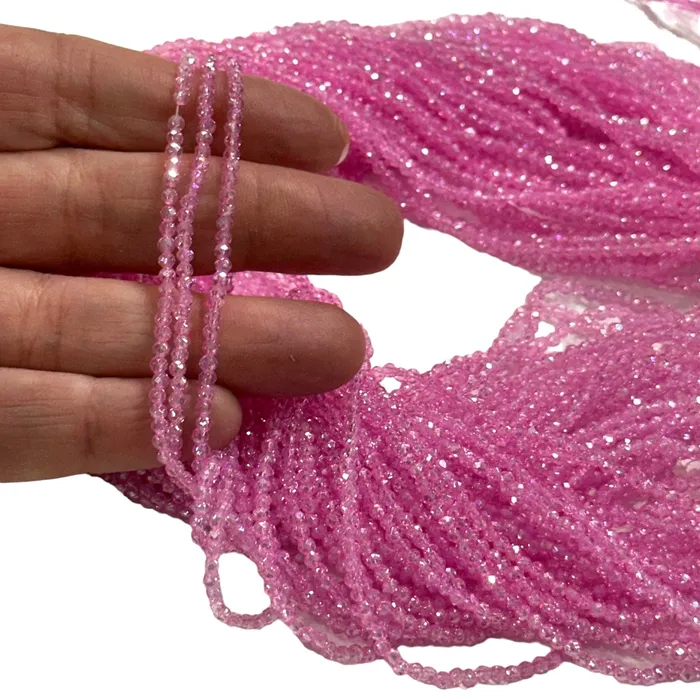Peppy Beads Earrings 1mm Crystal rondelle beads strand 160 pcs PBC1C80