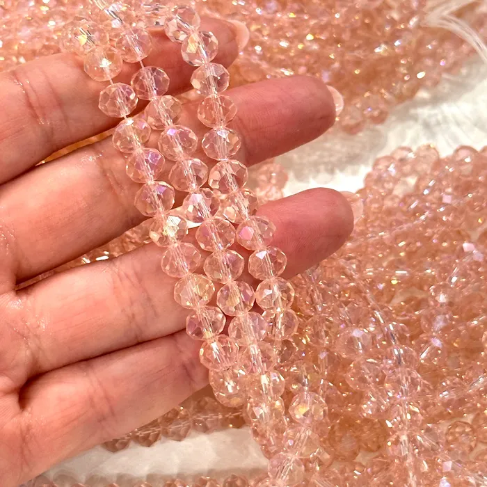 Peppy Beads Earrings Crystal faceted rondelle 8mm Beads PBC8C82