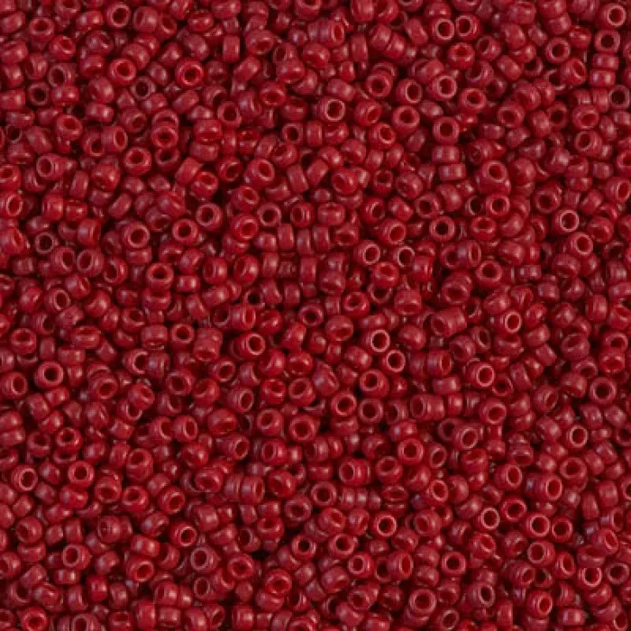Peppy Beads Earrings Miyuki Seed Beads 150 1464 Dyed Opaque Maroon 10 Gr