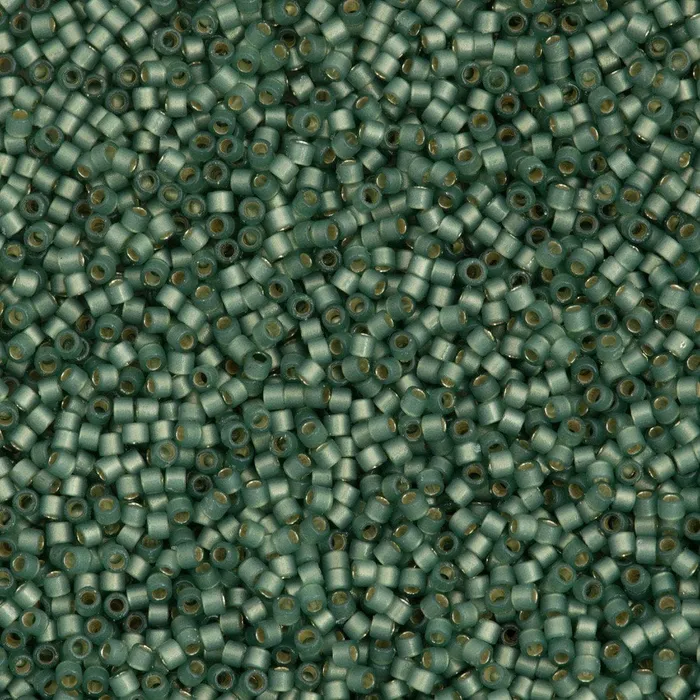 Peppy Beads Necklaces DB2190 Duracoat Semi Frosted Silver Lined Dyed Laurel Miyuki Delica 110 Peppy Beads Necklaces DB2190 Duracoat Semi Frosted Silver Lined Dyed Laurel Miyuki Delica 110