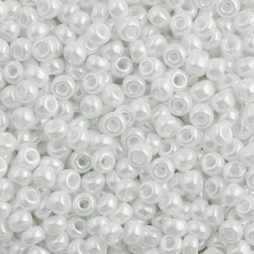 Peppy Beads Rings Miyuki Seed Beads 1500528 White Ceylon 10 Gr