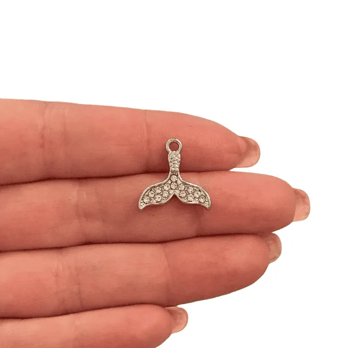 Peppy Beads The Sparkling Whale Tail Pendant Necklaces