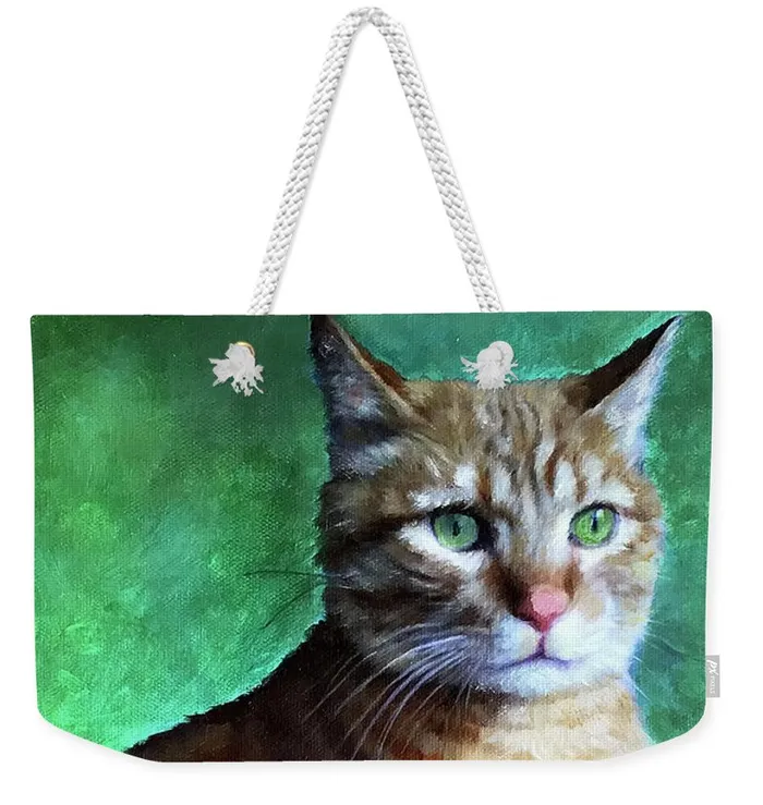 Portraits by NC Necklaces Weekender Tote Bag Customizable Carryall Tote Bag Tabby Cat Tote Portraits by NC Necklaces Weekender Tote Bag Customizable Carryall Tote Bag Tabby Cat Tote