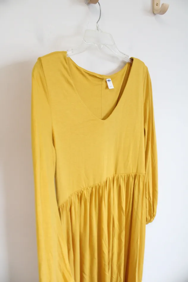 PreStyled Sets Old Navy Old Navy Mustard Gold Long Sleeved Knit Dress M