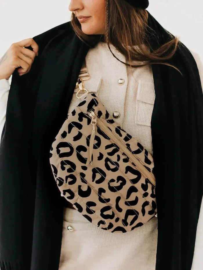 Printed Jolie Puffer Bag Pretty Simple Earrings