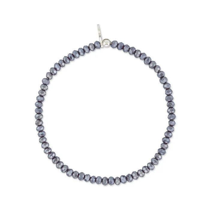 RACHEL LYNN CHICAGO Bracelets 2mm Metallic Purple Bracelet