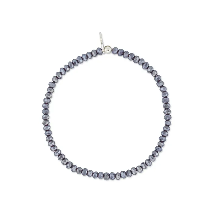 RACHEL LYNN CHICAGO Bracelets 2mm Metallic Purple Bracelet