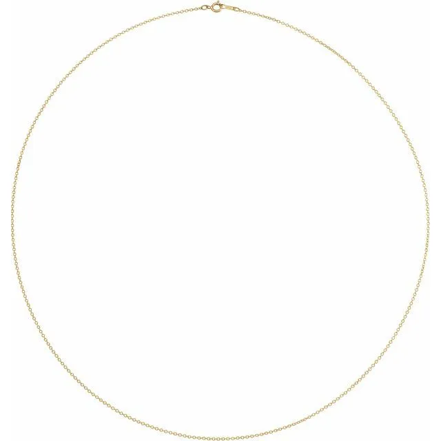 RACHEL LYNN CHICAGO Necklaces 14 Karat Yellow Gold Cable Chain Necklace