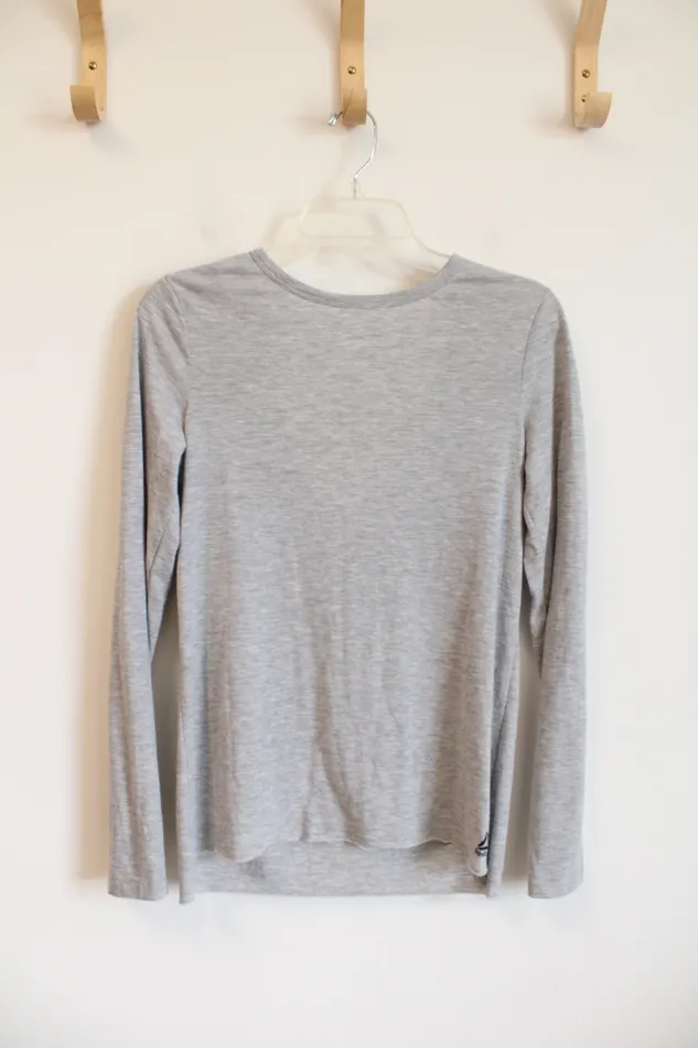 Reebok Gray Long Sleeved Tee SM Reebok Earrings