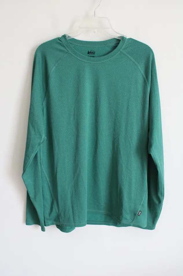 REI Earrings REI CoOp Green Shirt L