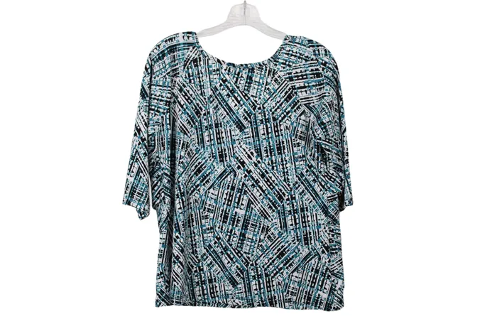 Rings AGB AGB Petite Blue Blouse L Petite