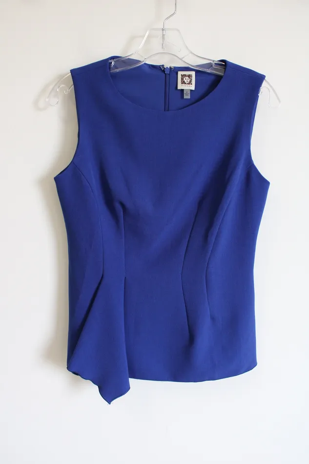 Rings Anne Klein Anne Klein Cobalt Blue Sleeveless Top 6