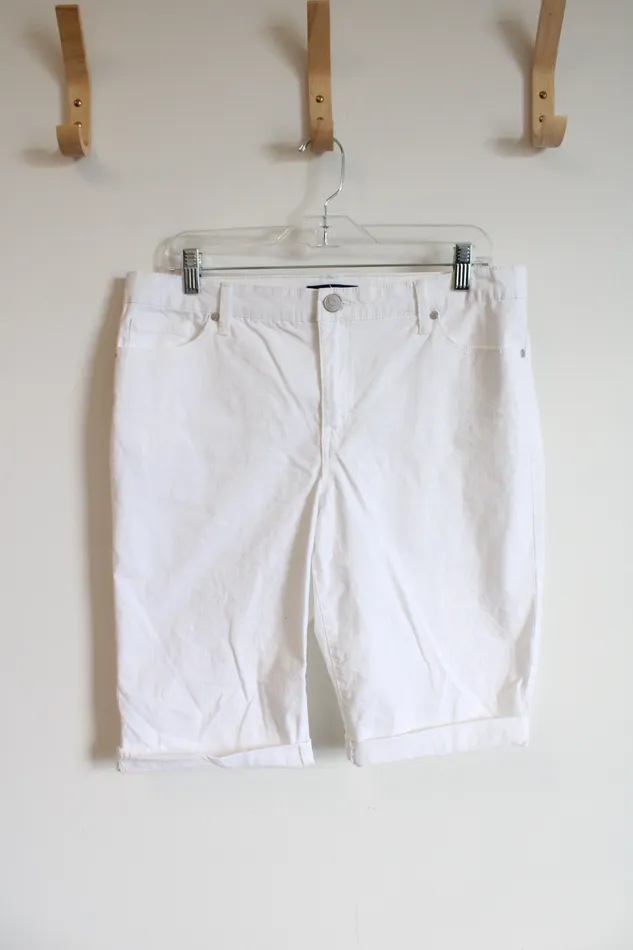 Rings Bandolino Bandolino Riley White Bermuda Shorts 10