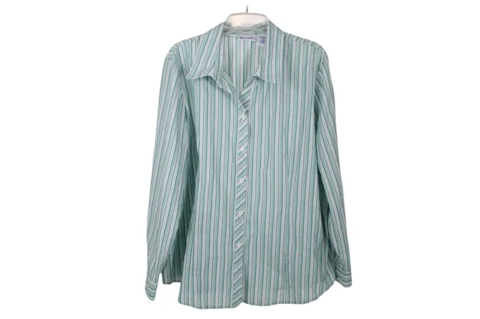 Rings Blair Blair Blue Striped Top XL